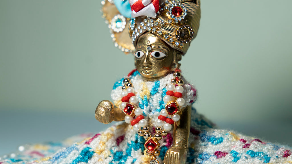 Poshak - Handcrafted Crochet Dress for Laddu Gopal