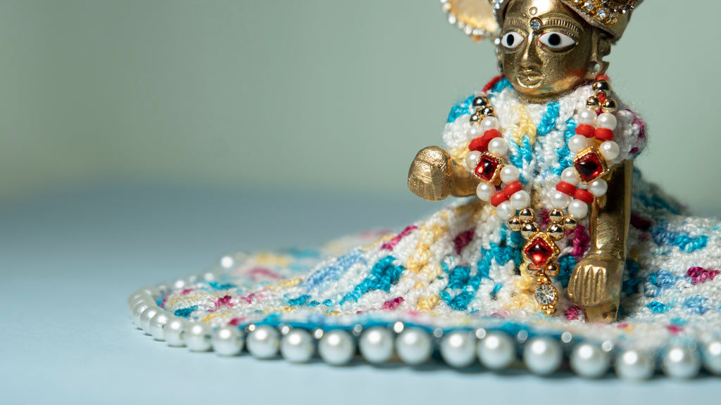 Poshak - Handcrafted Crochet Dress for Laddu Gopal